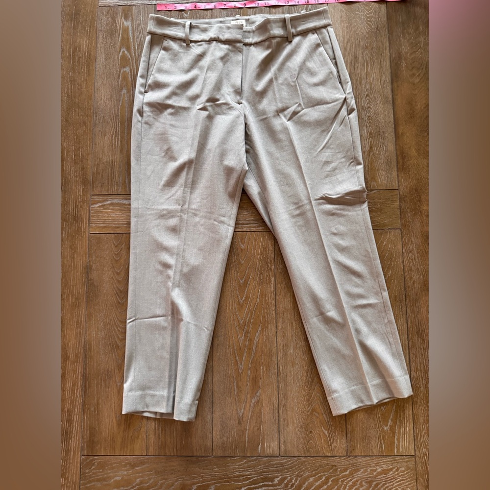 NWOT J. Crew beautifully tailored WOMEN’S LIGHT GRAY Dress Pants